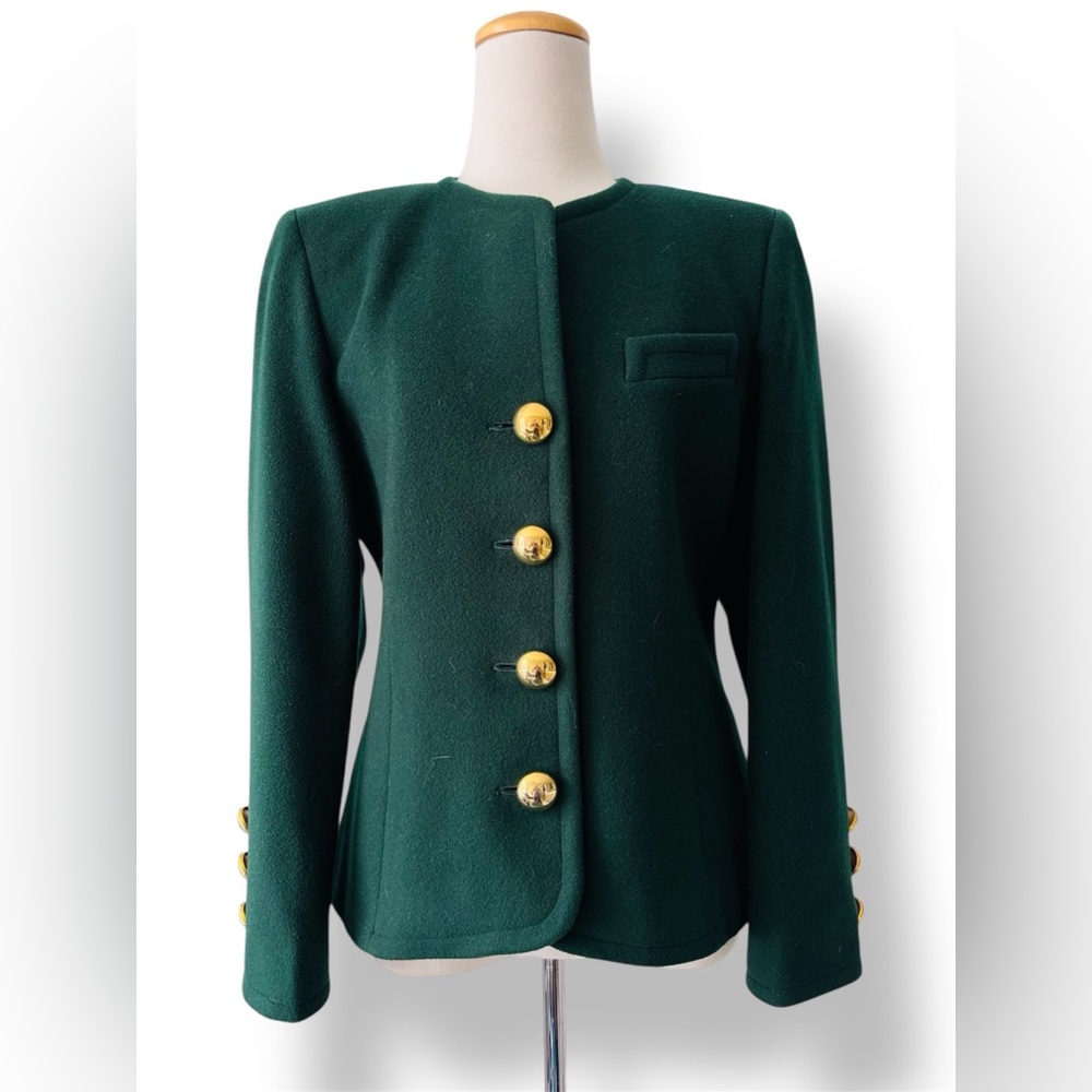 Vintage Mac Jaggart Wool/Cashmere Blend Blazer Coat